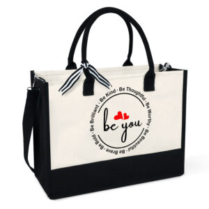 You Are Awesome - 13oz Tote Bag - Gifts For Women –  Canvas Tote Bag With Zipper